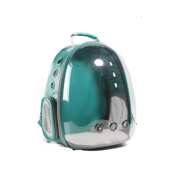 Mochila transparente para gatos