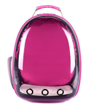Mochila transparente para gatos