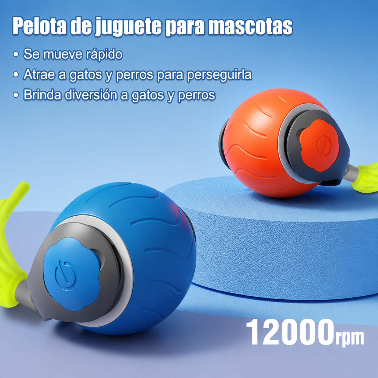 🐱 Pelota Interactiva Inteligente para Gatos | Diversión sin límites